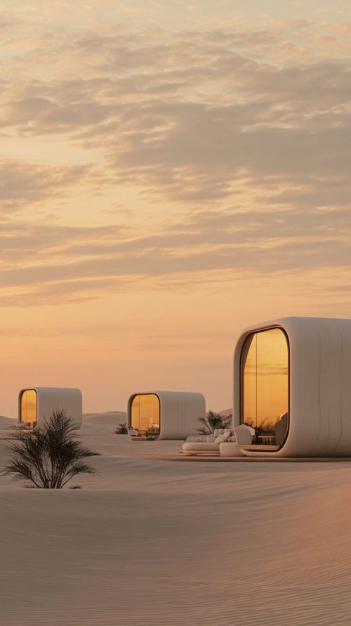 Modern Desert Oasis Pods - Related Ghetto Wallpapers wallpaper