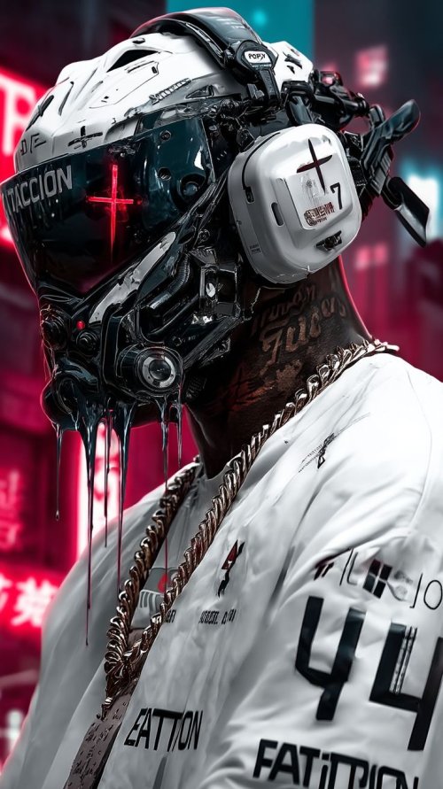 Cyberpunk Streetwear Tech Helmet