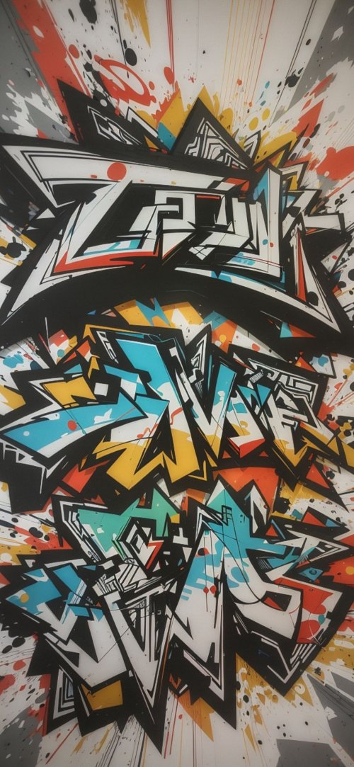 Abstract Graffiti Art Explosion