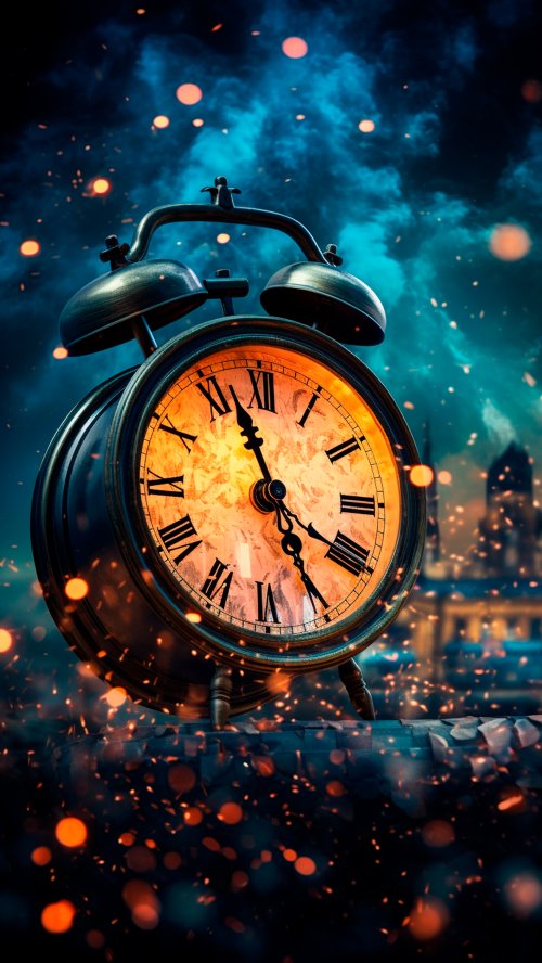 Glowing Vintage Alarm Clock - Related Ghetto Wallpapers wallpaper