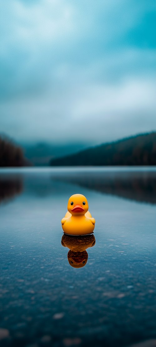 Lonely Rubber Duck Lake