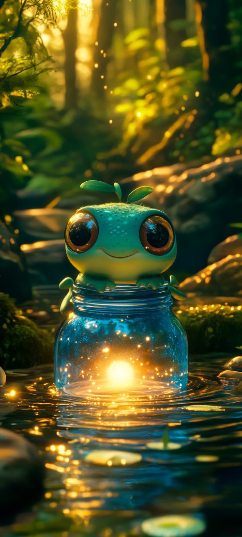 Cute Forest Creature Jar