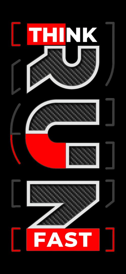 Think Fast Typography Wallpaper - Related Darkify wallpaper