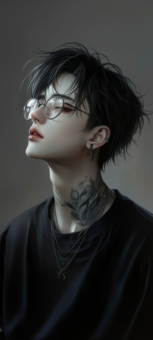 Stylish Anime Boy Portrait - Related Ghetto Wallpapers wallpaper