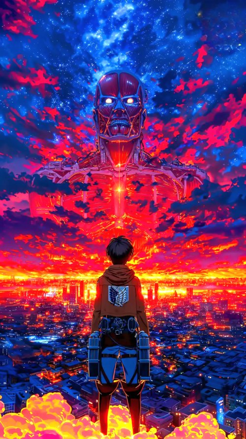 Colossal Titan City Sunset