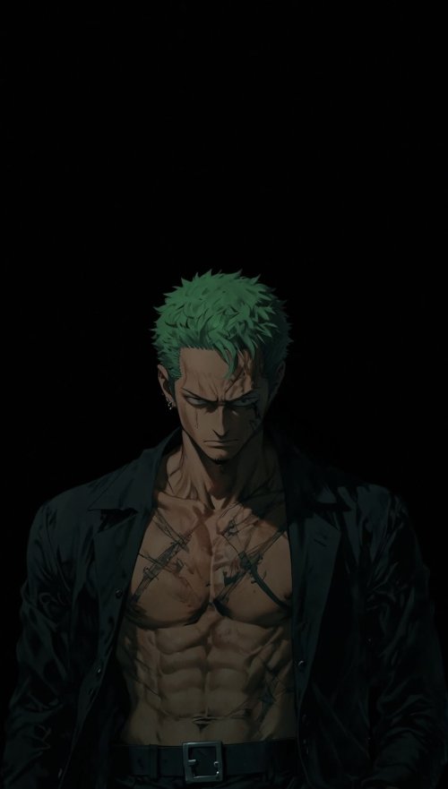Zoro Dark Anime Portrait
