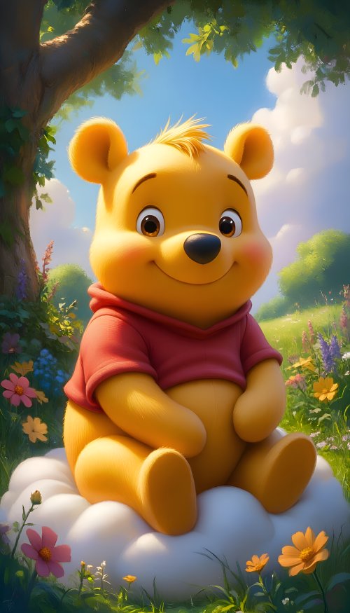 Winnie the Pooh Sitting - Related Ghetto Wallpapers wallpaper