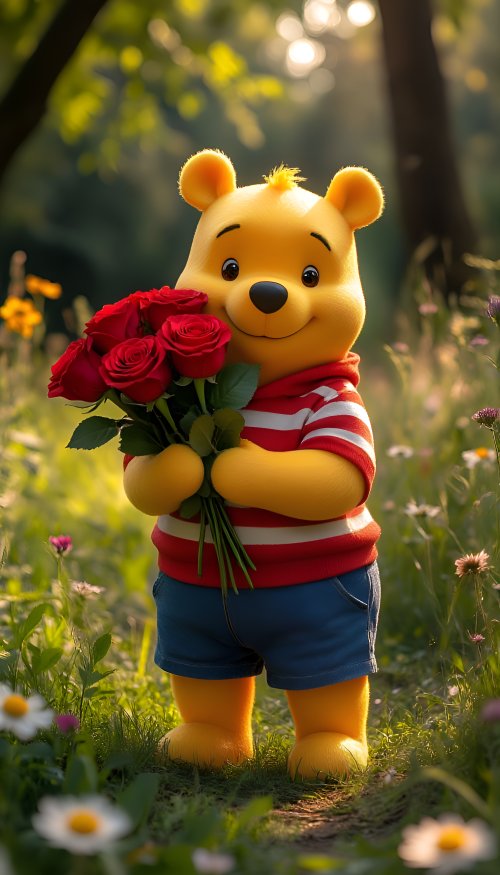 Winnie the Pooh Roses - Related Ghetto Wallpapers wallpaper