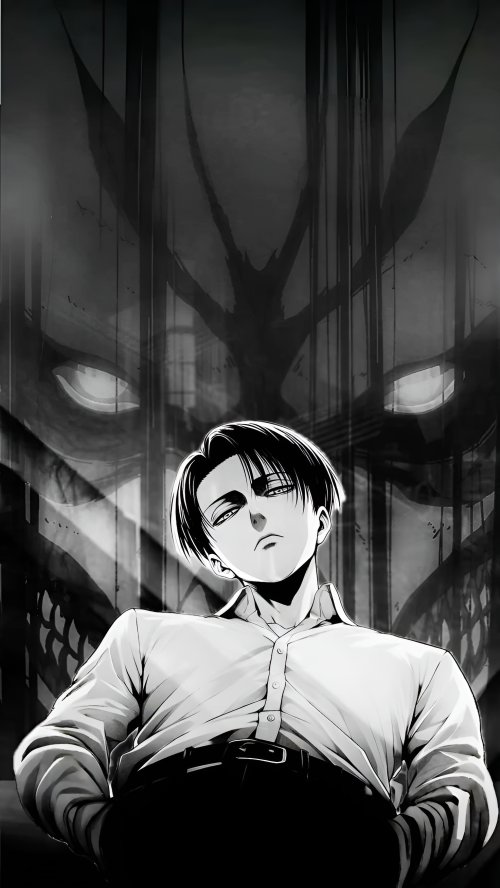Levi Ackerman Dark Wallpaper - anime Wallpaper