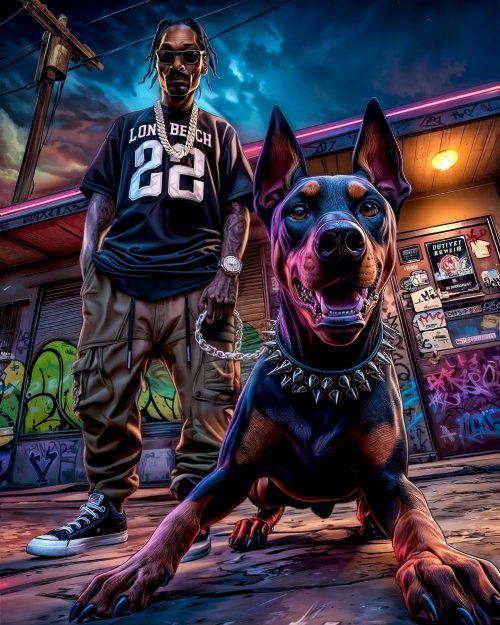 Rapper and Doberman Wallpaper - Related StockWalls wallpaper