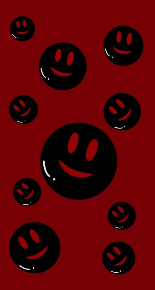 Red Black Smiley Wallpaper - Related Ghetto Wallpapers wallpaper