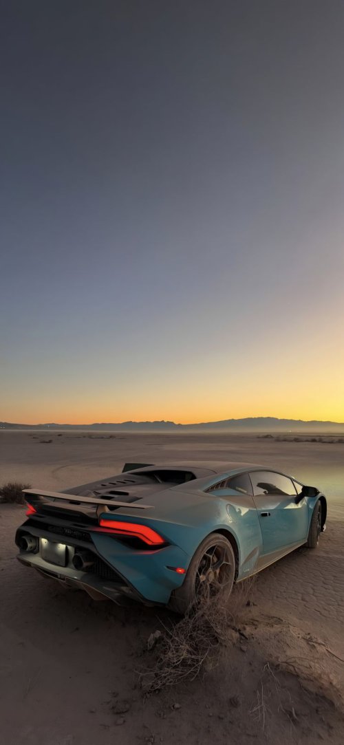 Lamborghini Huracan Desert Sunset - lamborghini Wallpaper