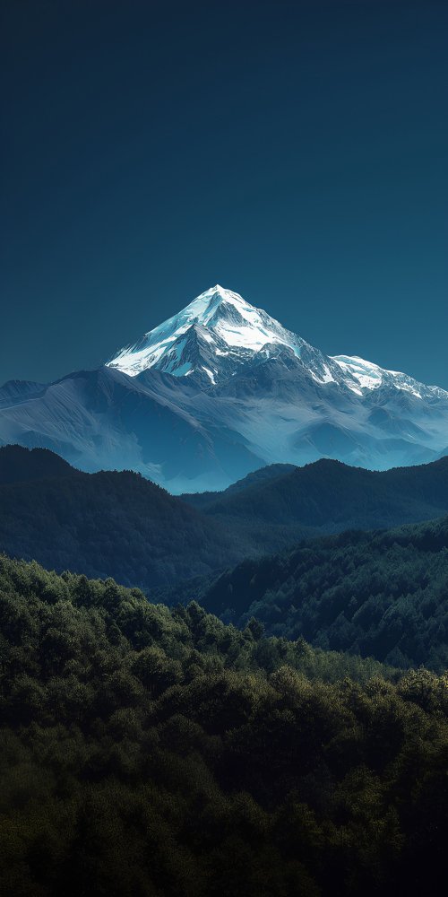 Majestic Snowy Mountain Peak - Related Ghetto Wallpapers wallpaper