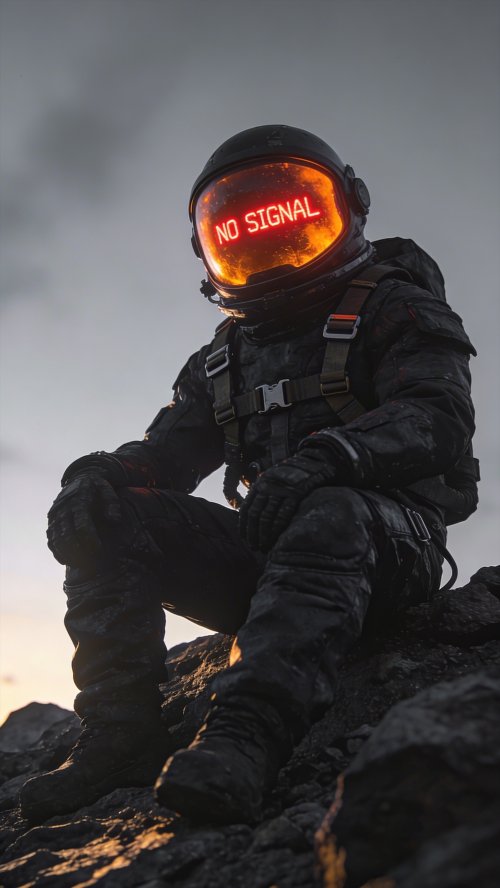 No Signal Astronaut Wallpaper - astronaut Wallpaper