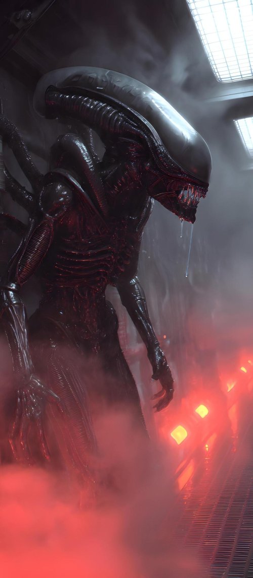 Menacing Alien Xenomorph Creature - Related Ghetto Wallpapers wallpaper