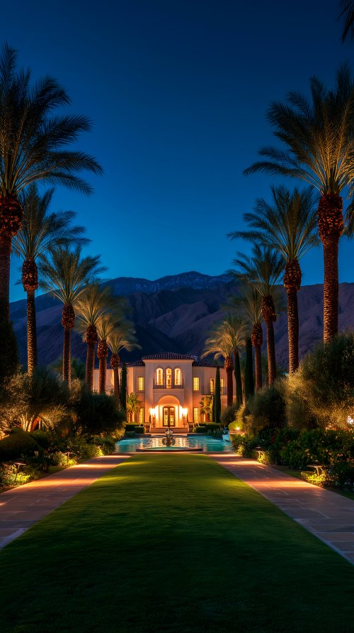 Luxury Palm Estate Sunset - Related Ghetto Wallpapers wallpaper