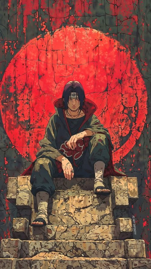 Itachi Uchiha Throne Wallpaper - anime Wallpaper