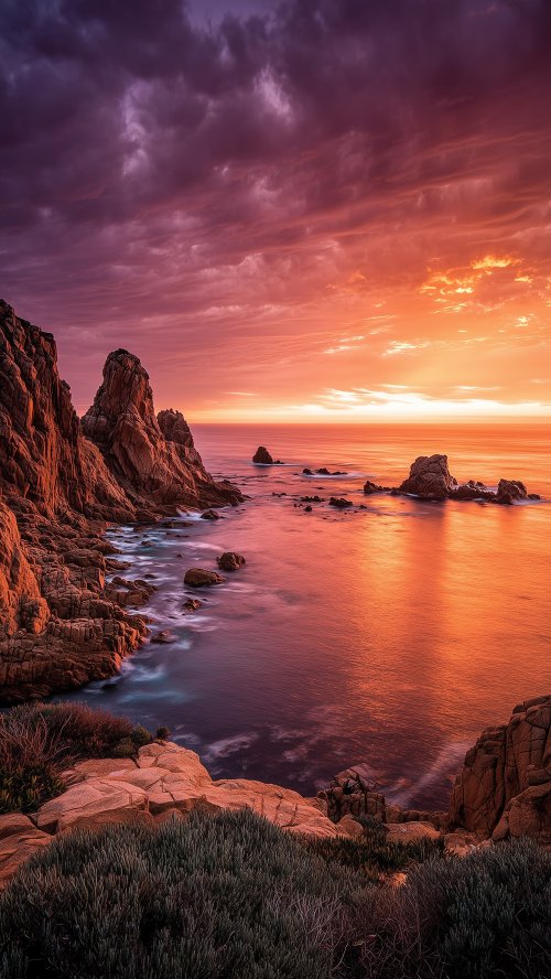 Golden Sunset Coastal Cliffs - Related Ghetto Wallpapers wallpaper