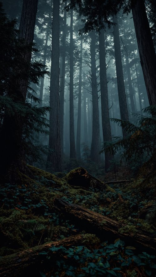 Misty Dark Forest - Related Ghetto Wallpapers wallpaper