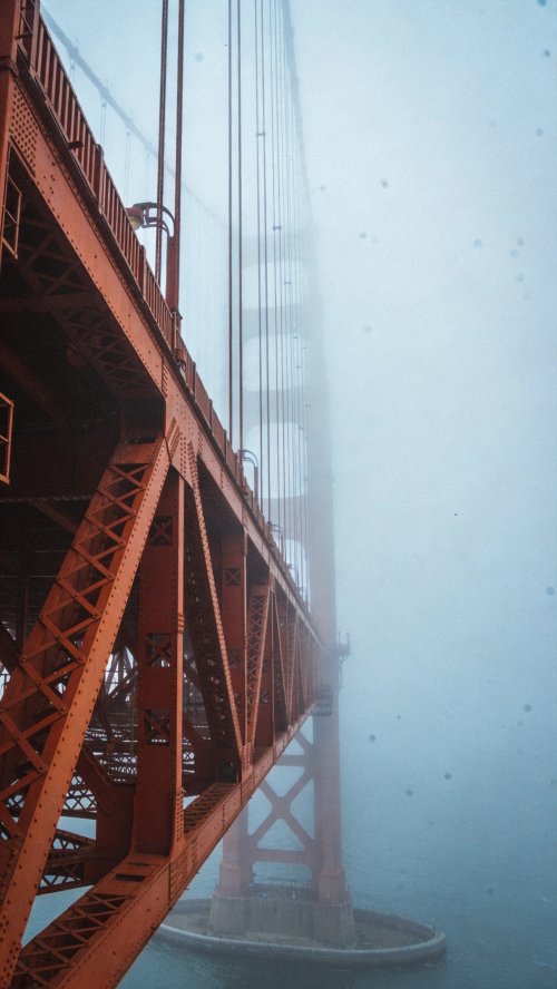 Golden Gate Bridge Fog - landmark Wallpaper