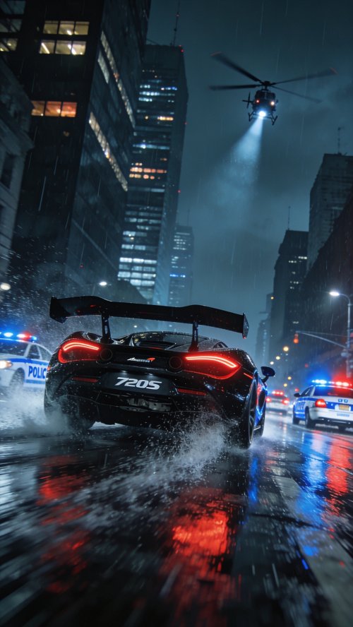 McLaren 720S Police Chase - Related Ghetto Wallpapers wallpaper