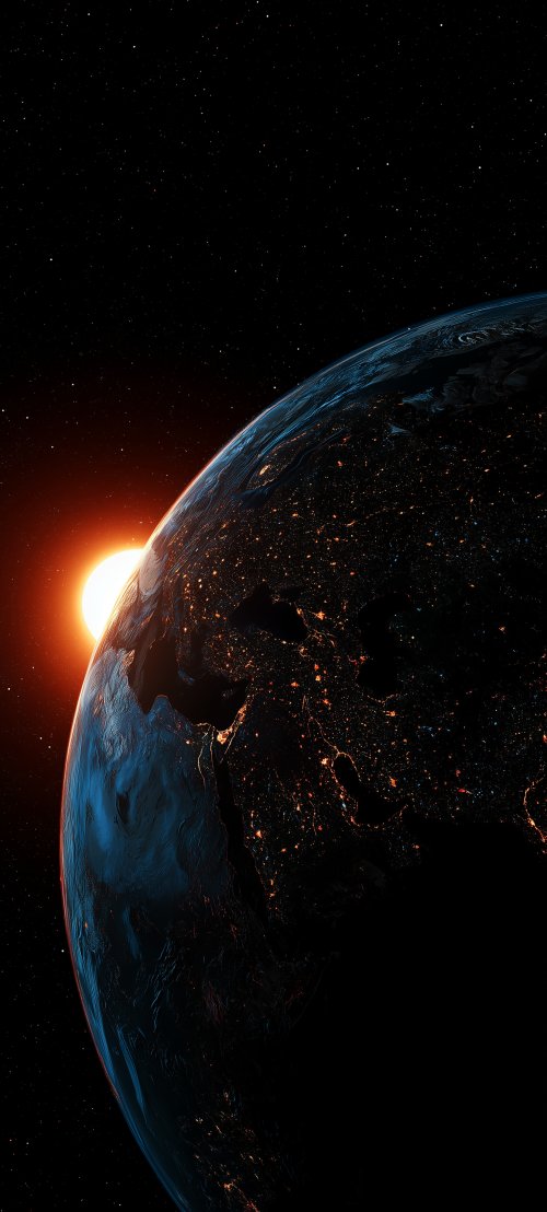 Earth Sunrise Space View