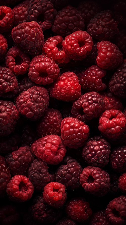 Fresh Red Raspberries Wallpaper - Related Darkify wallpaper