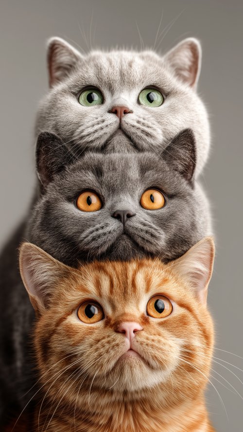 Stacked Cute Cat Faces - Related Ghetto Wallpapers wallpaper