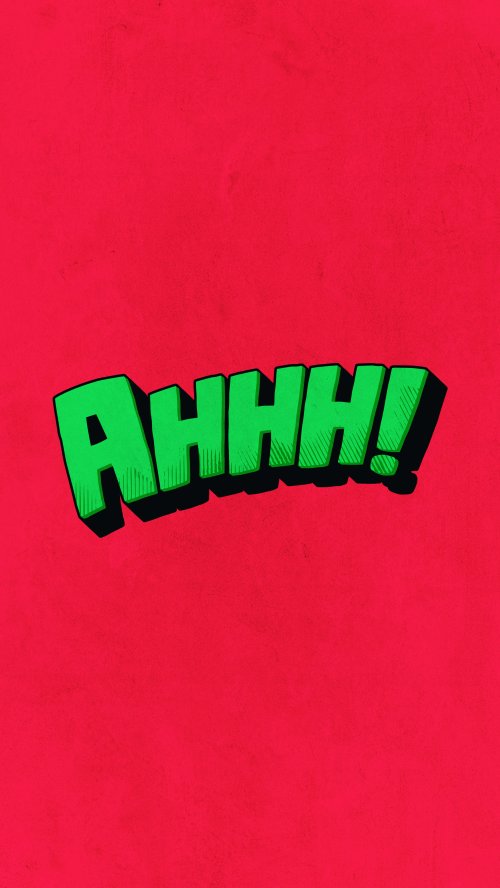 Comic Style Ahhh Expression - Related Ghetto Wallpapers wallpaper