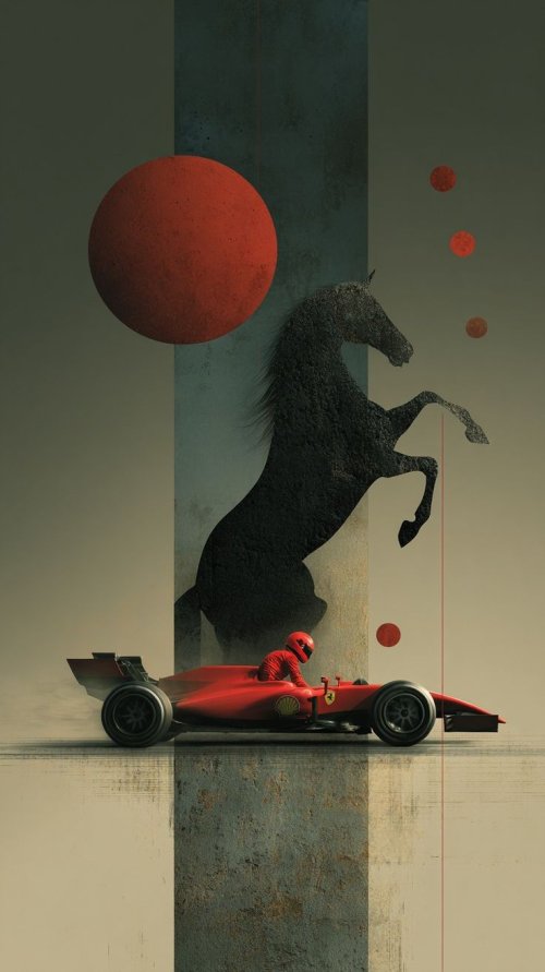 Ferrari Formula One Art
