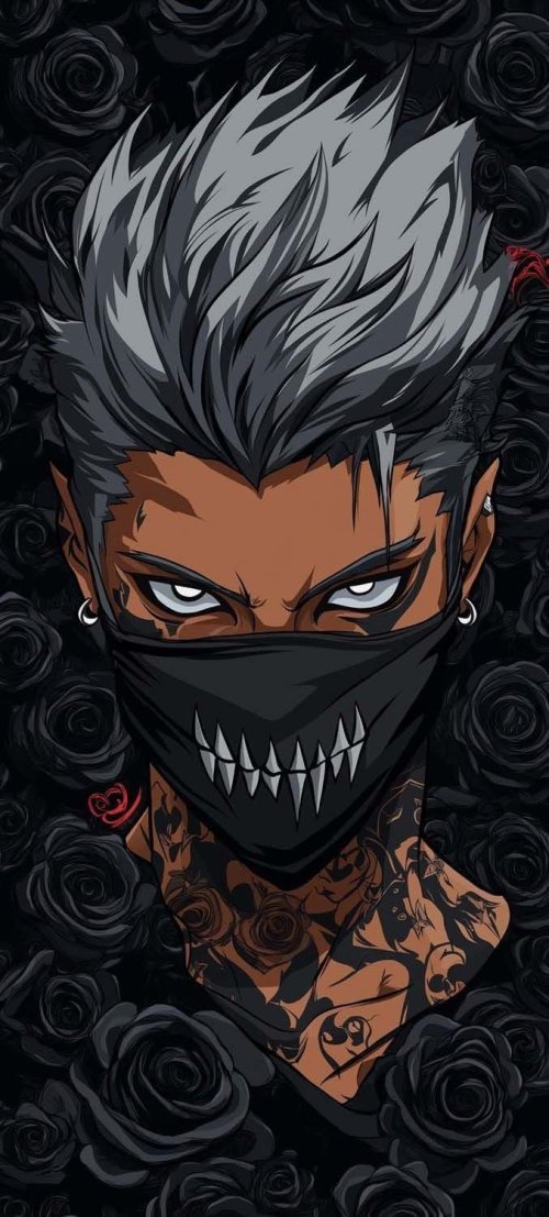 Anime Boy With Mask - Related Ghetto Wallpapers wallpaper