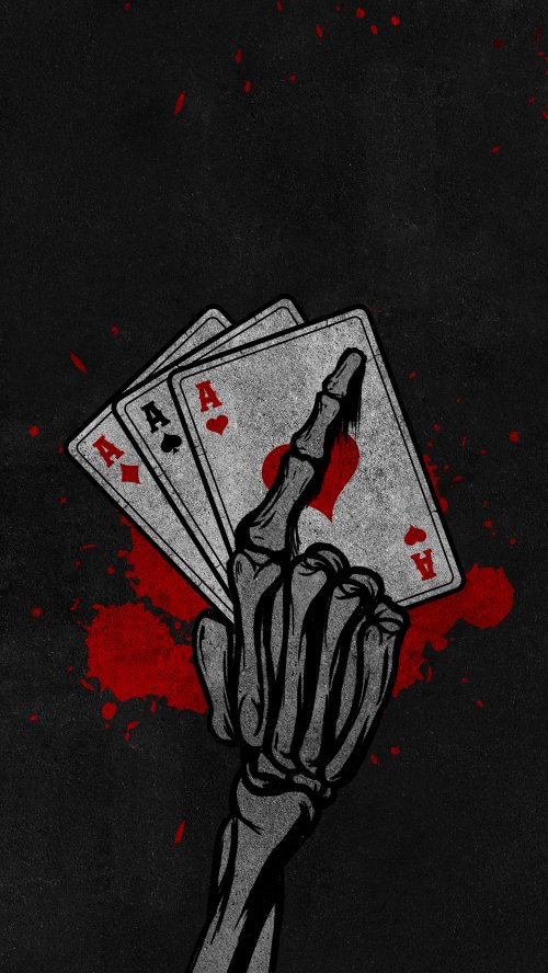 Skeleton Hand Playing Cards