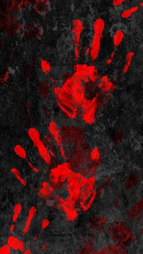 Red Handprints Dark Wallpaper - Related Ghetto Wallpapers wallpaper
