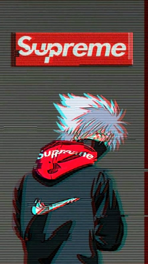 Glitch Supreme Anime Aesthetic - supreme Wallpaper