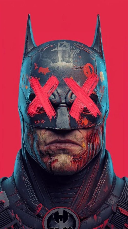 Gritty Batman Graffiti Portrait - Related Ghetto Wallpapers wallpaper