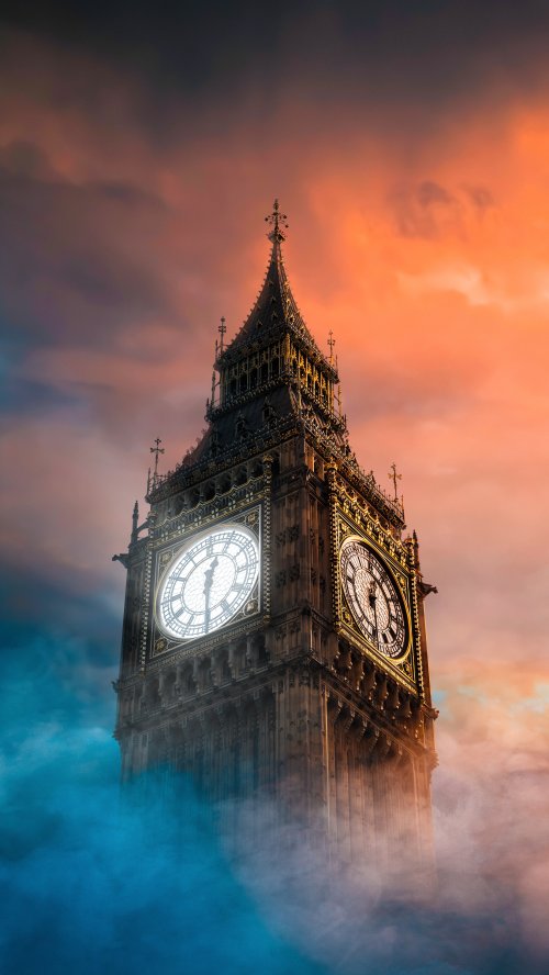 Big Ben Sunset Glow - Related Ghetto Wallpapers wallpaper