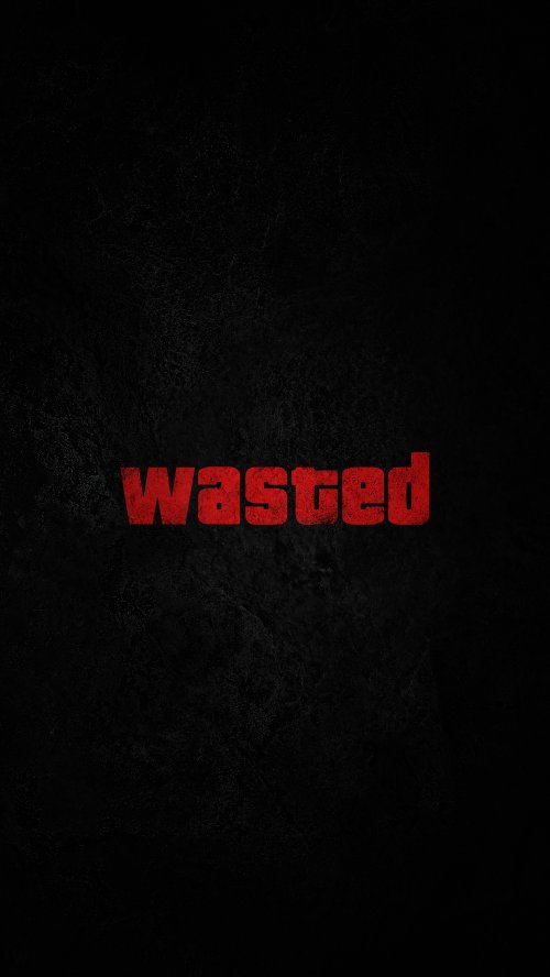 Wasted Gaming Text Wallpaper - Related Tablet wallpaper