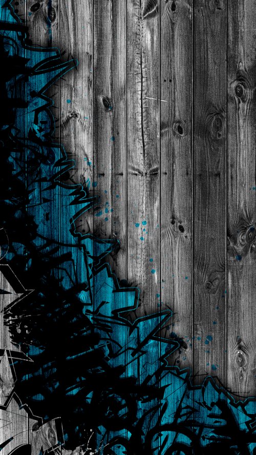 Blue Graffiti Wood Texture - Related StockWalls wallpaper