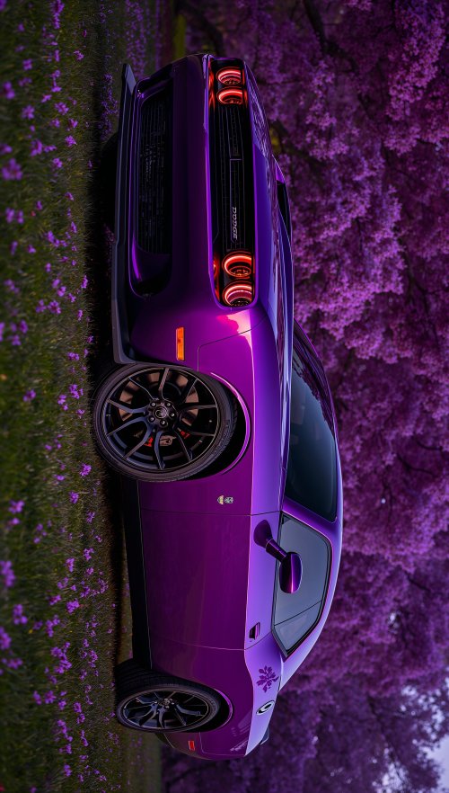 Purple Dodge Challenger Wallpaper - Related Desktop & Laptop wallpaper