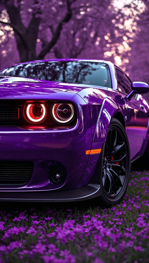 Purple Dodge Challenger Wallpaper - Related Ghetto Wallpapers wallpaper