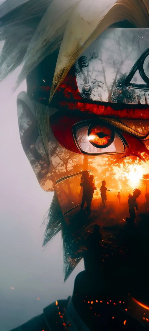 Naruto Double Exposure Portrait