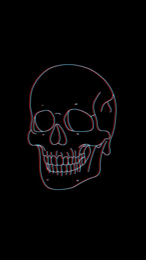 3D Skull Outline - Related Ghetto Wallpapers wallpaper