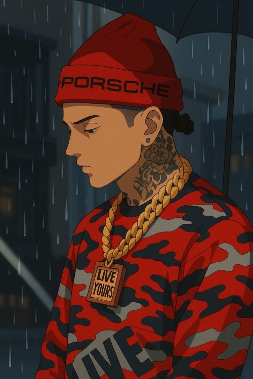 Rainy Porsche Streetwear Style - Related Ghetto Wallpapers wallpaper