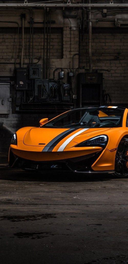 Orange McLaren Sports Car