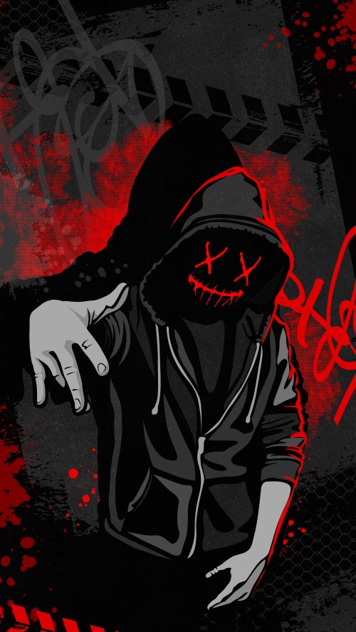 Neon Masked Urban Hoodie - Related Ghetto Wallpapers wallpaper