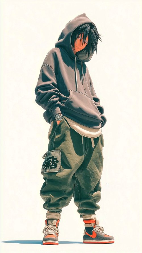 Anime Boy Streetwear Style - Related Ghetto Wallpapers wallpaper