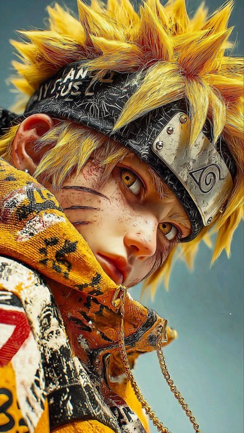 Realistic Naruto Uzumaki Portrait - Related Ghetto Wallpapers wallpaper