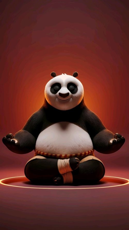Meditating Panda Zen Master - Related Ghetto Wallpapers wallpaper