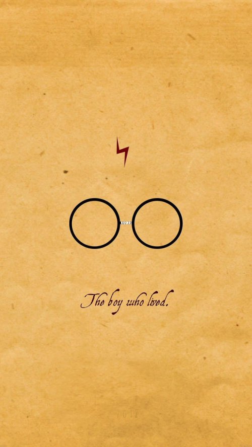Illustrated Harry Potter Wallpaper