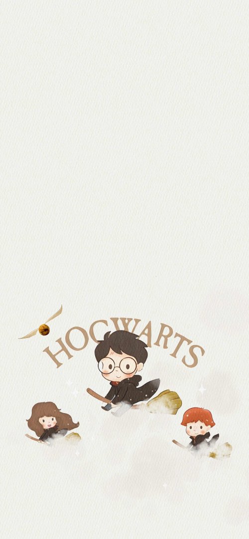 Illustrated Harry Potter Wallpaper